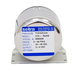 SETRACERAM™用于气压计，压力表或绝对压力:270型